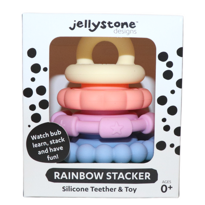 Rainbow Stacker & Teether Toy | Pastel