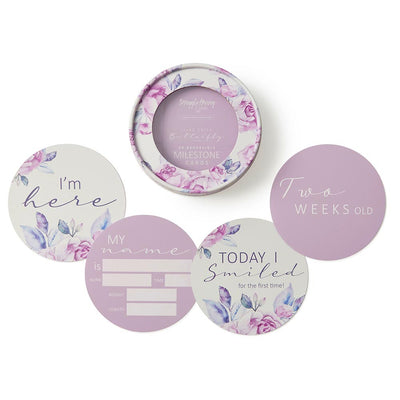 Lilac Skies & Butterfly Reversible Milestone Cards