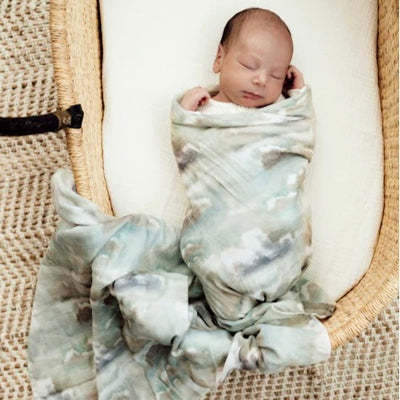 Cloudy Skies Swaddle